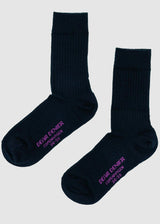 Bobbie Merino uldstrømper UNISEX - Sort