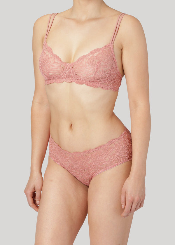 Magnolia Lace Hipster - Rosa - Old rose