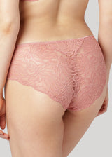 Dear Denier Magnolia Lace Hipster - Rosa - Old rose - Undertøj - Rosa - Genanvendt Polyamid