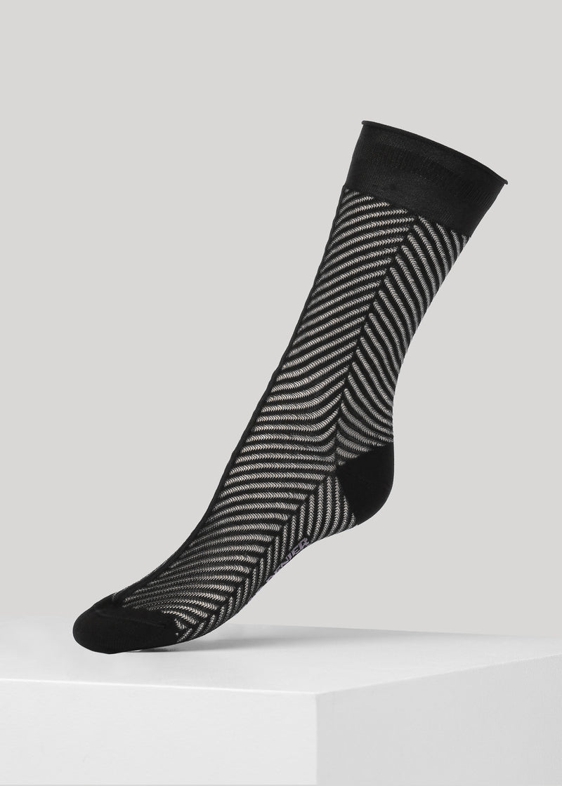 HEDVIG BIO-COTTON - Strømper - Sort